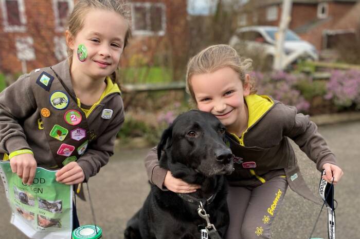 Children fundraising for Woodgreen
