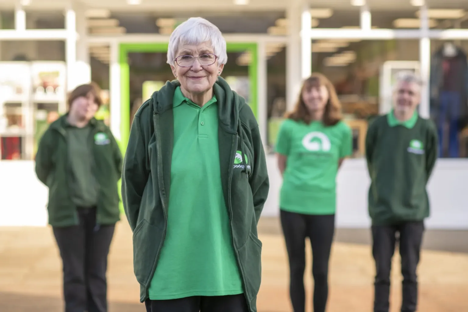 Woodgreen charity shop volunteers