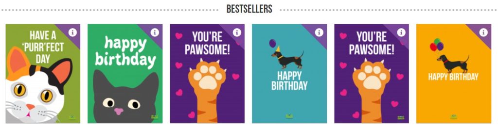 Sponge cards
