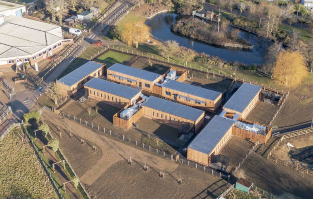 Aerial view of Cat Centre