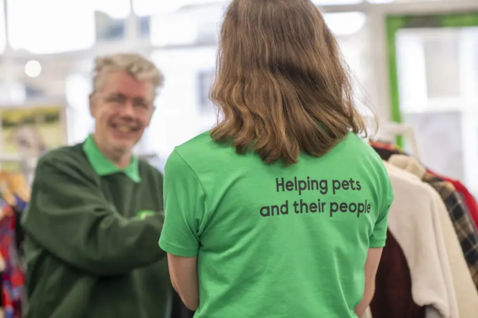 Woodgreen shop volunteers
