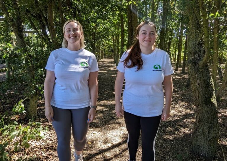 Run 60 participants wearing Woodgreen t-shirts