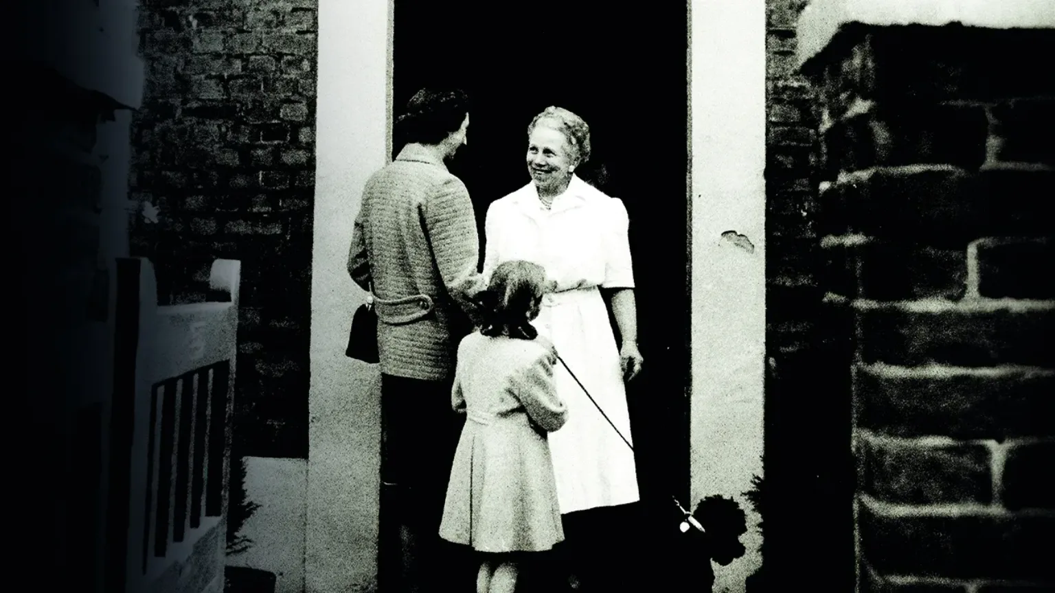 Margaret Young outside the original Wood Green London shelter